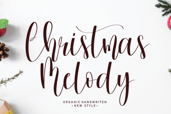 Christmas Melody Font - Featured Image