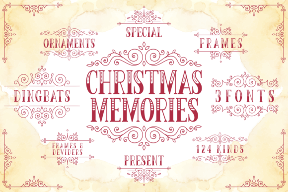 Christmas Memories Font - Featured Image