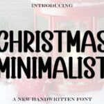 Christmas Minimalist Font - Featured Image
