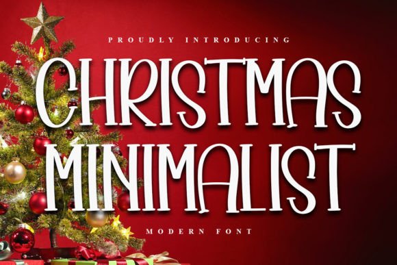 Christmas Minimalist Font - Featured Image