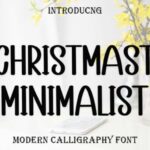 Christmas Minimalist Font - Featured Image