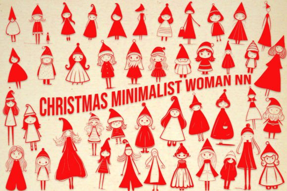 Christmas Minimalist Woman Nn Font - Featured Image