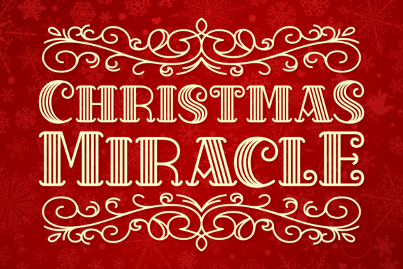 Christmas Miracle Font - Featured Image