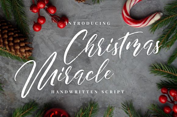 Christmas Miracle  Font - Featured Image