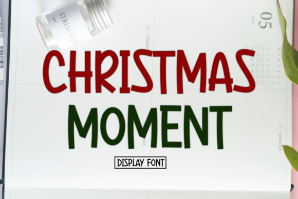 Christmas Moment Font - Featured Image