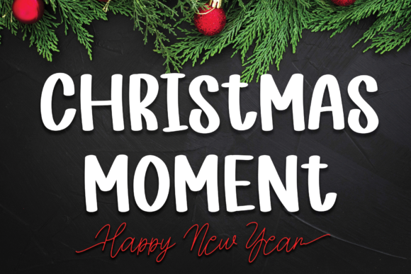 Christmas Moment Font - Featured Image