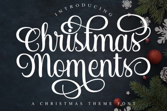 Christmas Moments Font - Featured Image