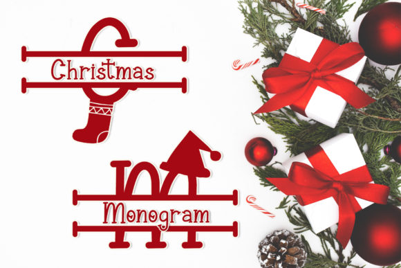 Christmas Monogram Font - Featured Image