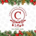 Christmas Monogram Font - Featured Image
