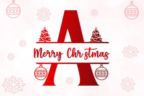 Christmas Monogram Font - Featured Image
