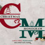 Christmas Monogram Font - Featured Image