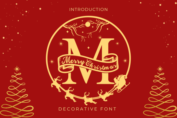 Christmas Monogram Font - Featured Image