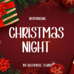 Christmas Night Font - Featured Image