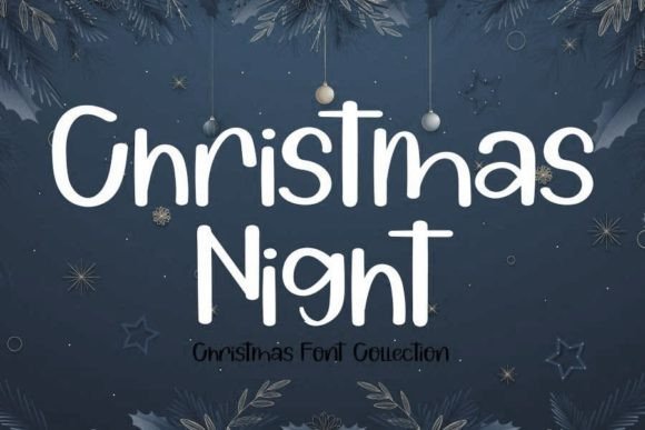 Christmas Night Font - Featured Image