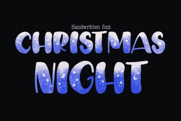 Christmas Night Font - Featured Image