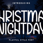 Christmas Nightday Font - Featured Image