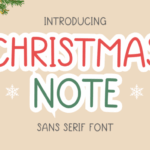 Christmas Note Font - Featured Image