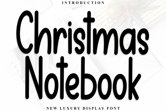 Christmas Notebook Font - Featured Image