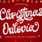 Christmas Onlovia Font - Featured Image