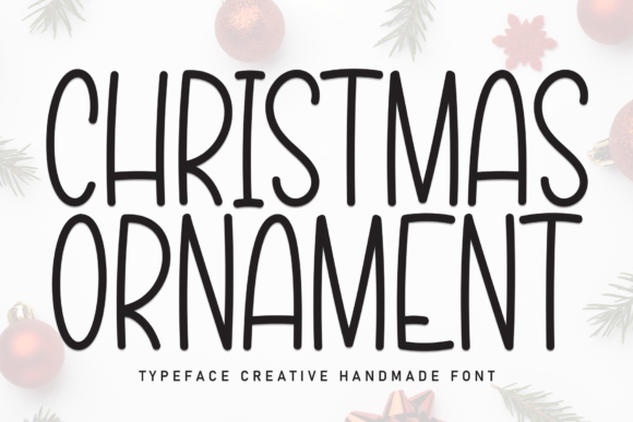 Christmas Ornament Font - Featured Image