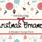 Christmas Ornament Font - Featured Image