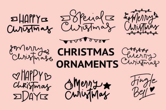 Christmas Ornaments Font - Featured Image