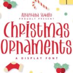 Christmas Ornaments Font - Featured Image