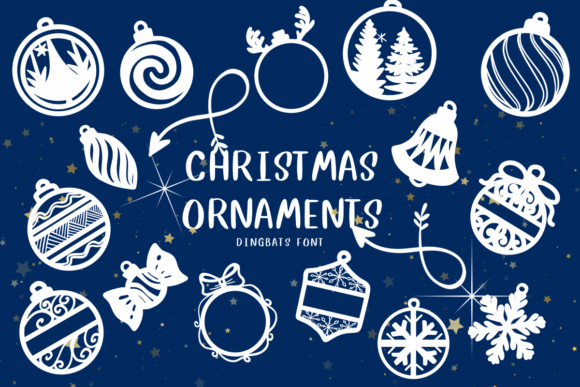 Christmas Ornaments Font - Featured Image