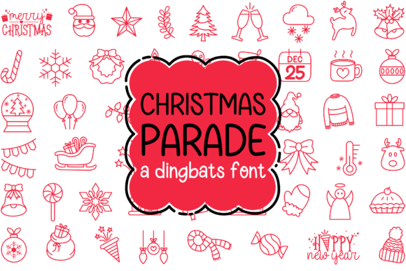 Christmas Parade Font - Featured Image