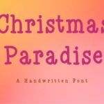 Christmas Paradise Font - Featured Image