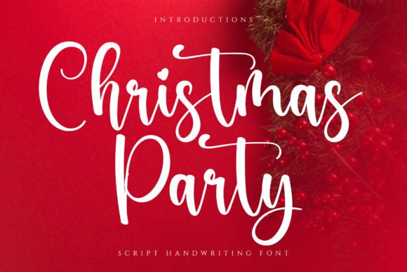 Christmas Party Font - Featured Image