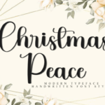 Christmas Peace Font - Featured Image
