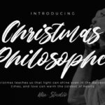 Christmas Philosopher Font - Featured Image