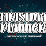 Christmas Planner Font - Featured Image