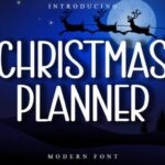 Christmas Planner Font - Featured Image