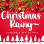 Christmas Rainy Font - Featured Image