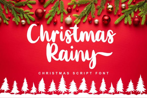 Christmas Rainy Font - Featured Image