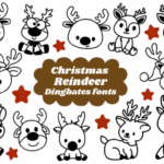 Christmas Reindeer Font - Featured Image