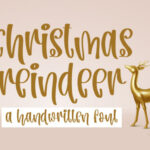 Christmas Reindeer Font - Featured Image
