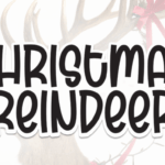 Christmas Reindeer Font - Featured Image
