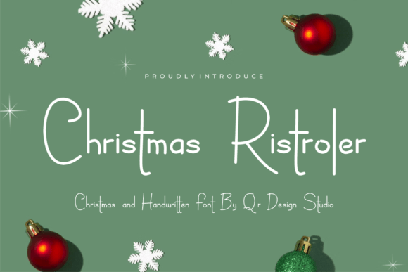 Christmas Ristroler Font - Featured Image