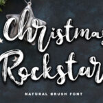 Christmas Rockstar Font - Featured Image