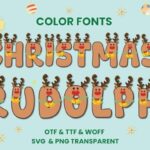 Christmas Rudolph Font - Featured Image