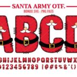 Christmas Santa Army Font - Featured Image