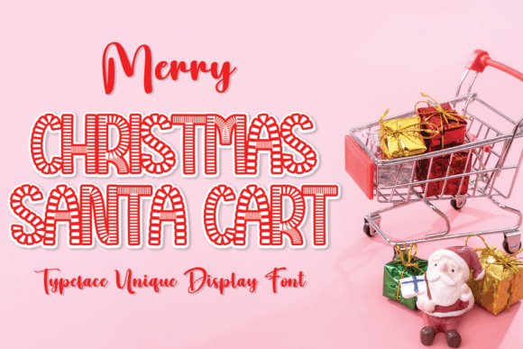 Christmas Santa Cart Font - Featured Image