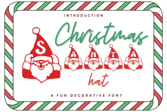 Christmas Santa Hat Font - Featured Image
