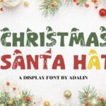 Christmas Santa Hat Font - Featured Image