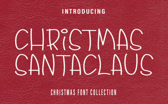 Christmas Santaclaus Font - Featured Image