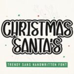 Christmas Santas Font - Featured Image