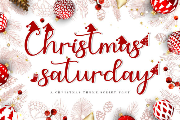 Christmas Saturday Font - Featured Image
